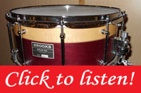 Brooks Drum Company Rad Series 6.25 x 14 Vented Snare Drum